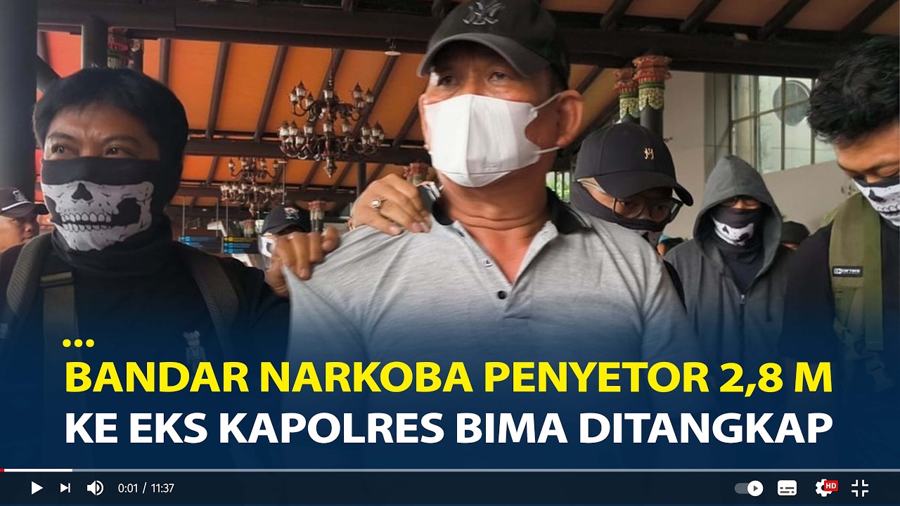 Tampang Ko Erwin Bandar Narkoba Penyetor Uang 2,8 M ke Eks Kapolres Bima Ditangkap