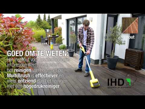 GLORIA MultiBrush li-on met BOSCH accu power - Eenvoudig en effectief vervuiling en onkruid de baas!