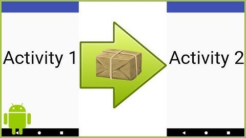 How to Open a New Activity and Pass Variables to It - Android Studio Tutorial
