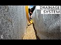 DRAINAGE SYSTEM, battle with underground water | (#9 How to build a house)