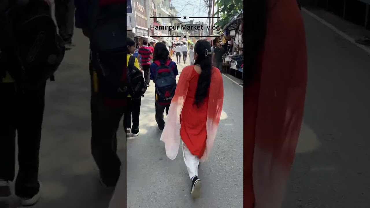 Hamirpur Market Vlog | Explore the Heart of the City”🏙️ 