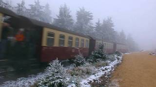 Alte Dampflock - Brocken Im Winter Harzer Schmalspurbahn