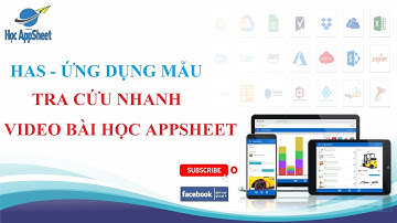 #Học_AppSheet/ #Ứng_dụng_mẫu/ Chia sẻ ứng dụng tra cứu công thức và video bài học trong AppSheet