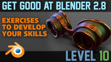 Steam Punk Goggles | Beginner Exercises | Part 10 | Hard Surface Modelling 6 | Blender 2.8