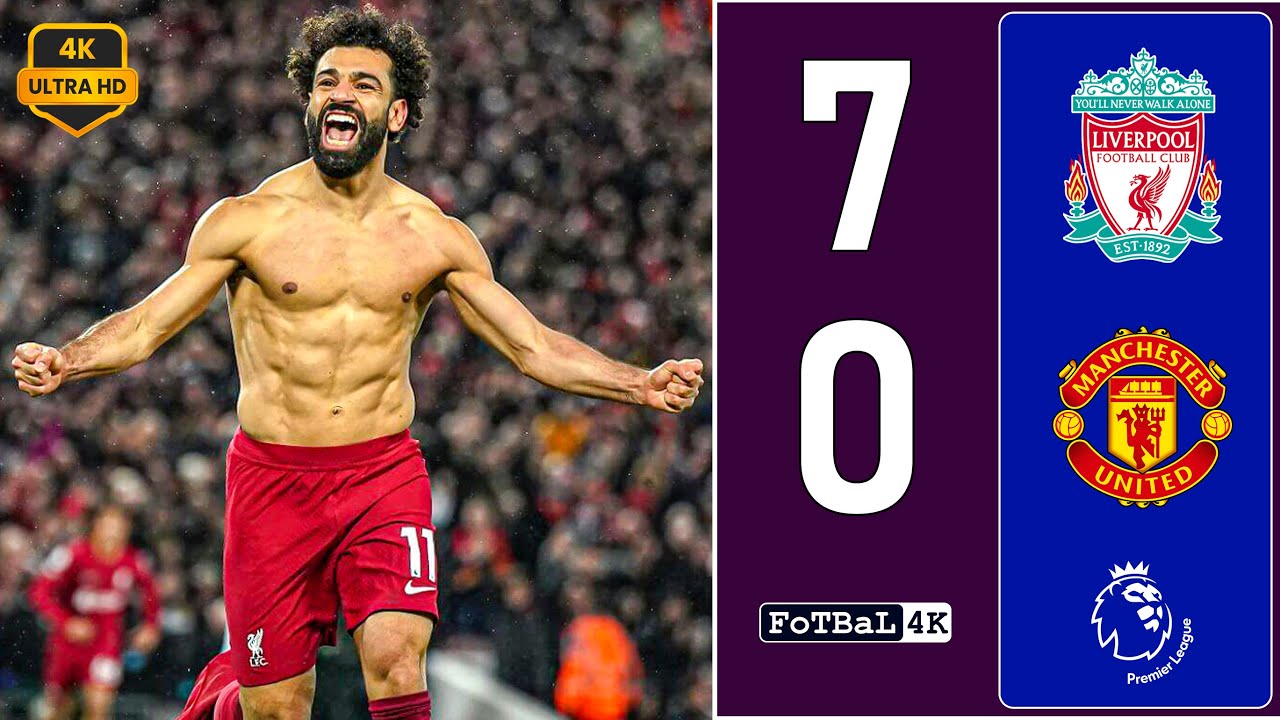 ليفربول 7-0 مانشستر يونايتد 4K - اكبر فوز فى تاريخ ليفربول على اليونايتد - خليل البلوشى