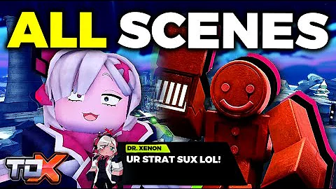 Every Appearance of Dr. Xenon In The TDX Xmas Event! (Cutscenes & Dialogue Showcase) Roblox