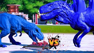 All Big Blue Dinosaurs Battle in Jurassic Word! I-Rex, Spinosaurus, Godzilla Blue Dinosaurs by DINO HUNTER 898 views 5 months ago 8 minutes, 5 seconds