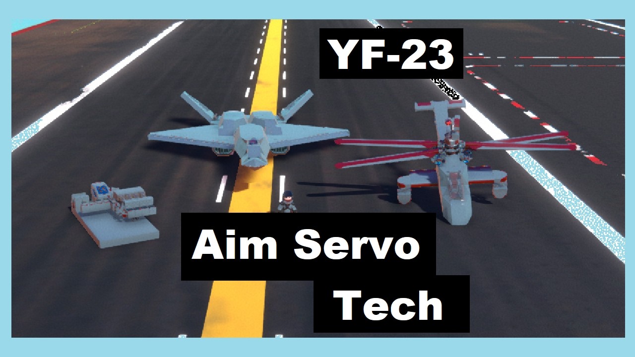 YF-23 and Aim Servo Tech in Trailmakers - YouTube