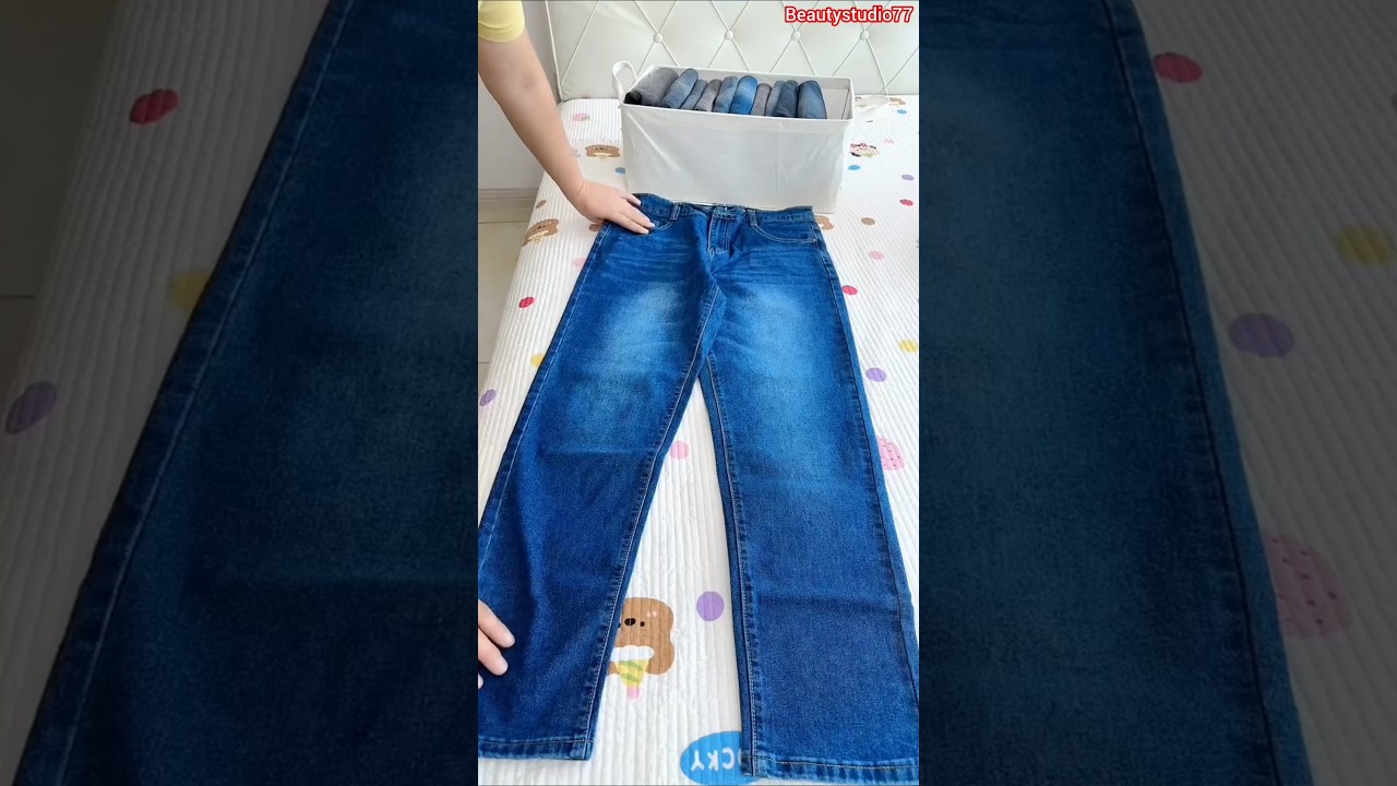 Stylish Jeans Folding Hacks | Easy Clothes Organization!