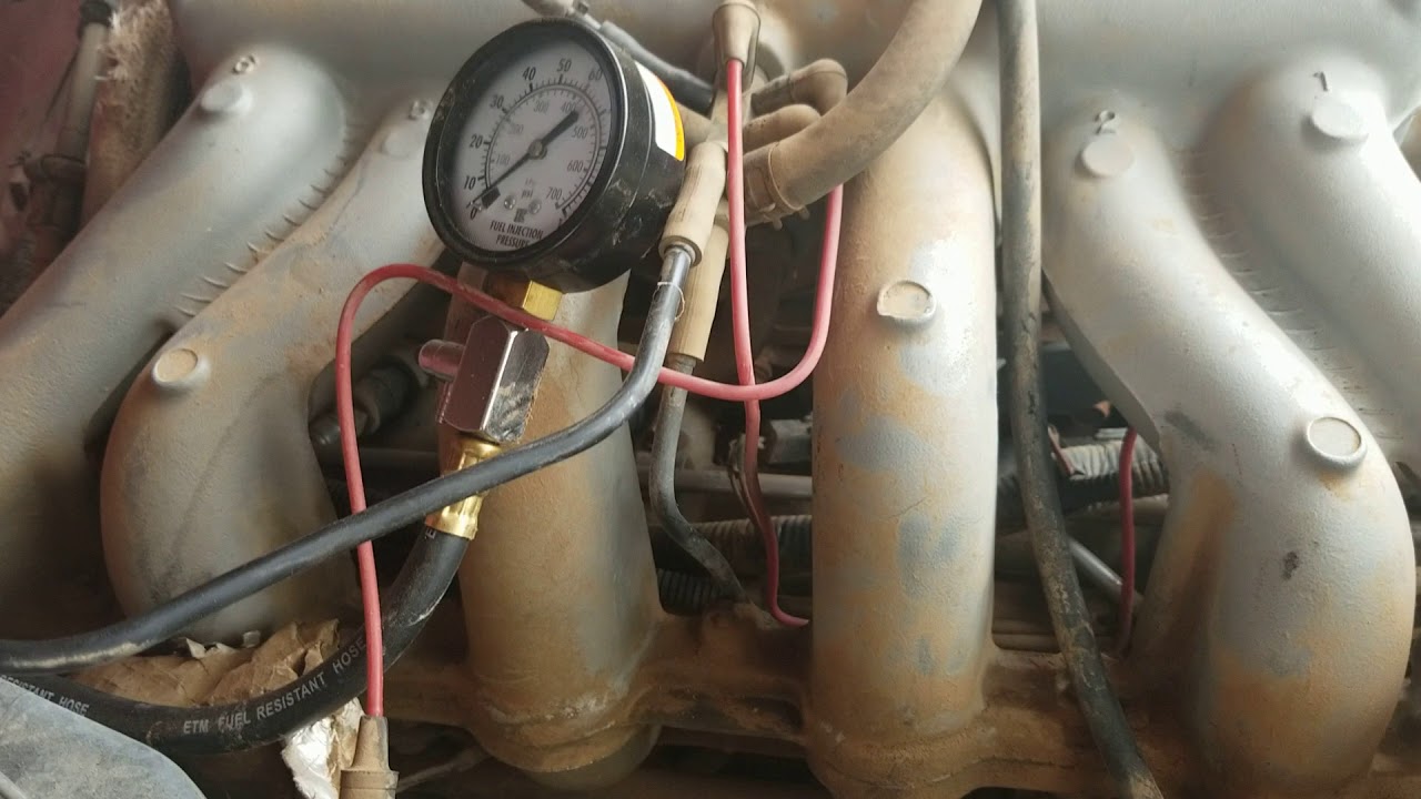 94 F150 4.9 rough idle, fuel leak. - YouTube