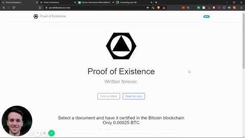How to use the Bitcoin BlockChain | How to put a document on Bitcoin | Proof of Existence
