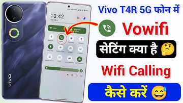 Vivo T4R 5g Vowifi Calling Setting Kaise On Kare | Vivo T4R Wifi Call Kaise Kare | Vowifi Kya Hai