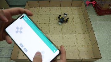 [에듀이노]2휠 스마트 RC카_mBlock_동작영상_블루투스원격제어