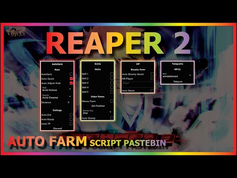 NEW 🔥 REAPER 2 SCRIPT GUI REAPER 2 SCRIPT/HACK (PASTEBIN 2022) *NO  LINKVERTISE* 