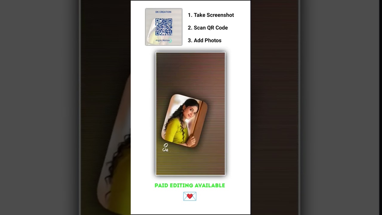 Alight motion QR code 