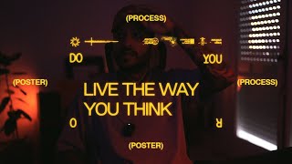 Do You Live The Way You Think? | Full Poster Design Process