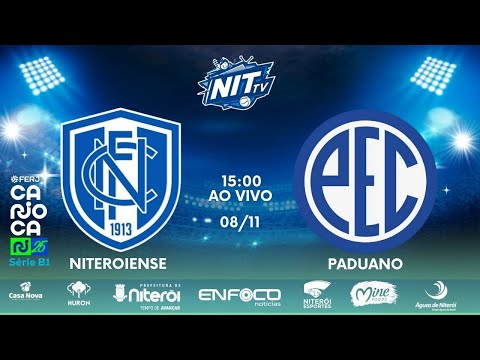 AO VIVO E COM IMAGENS: NITEROIENSE x PADUANO - CARIOCÃO B1