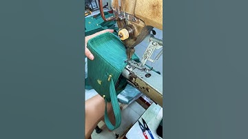 may hông vào nẹp kéo miệng túi xách kiểu này là nhanh nhất