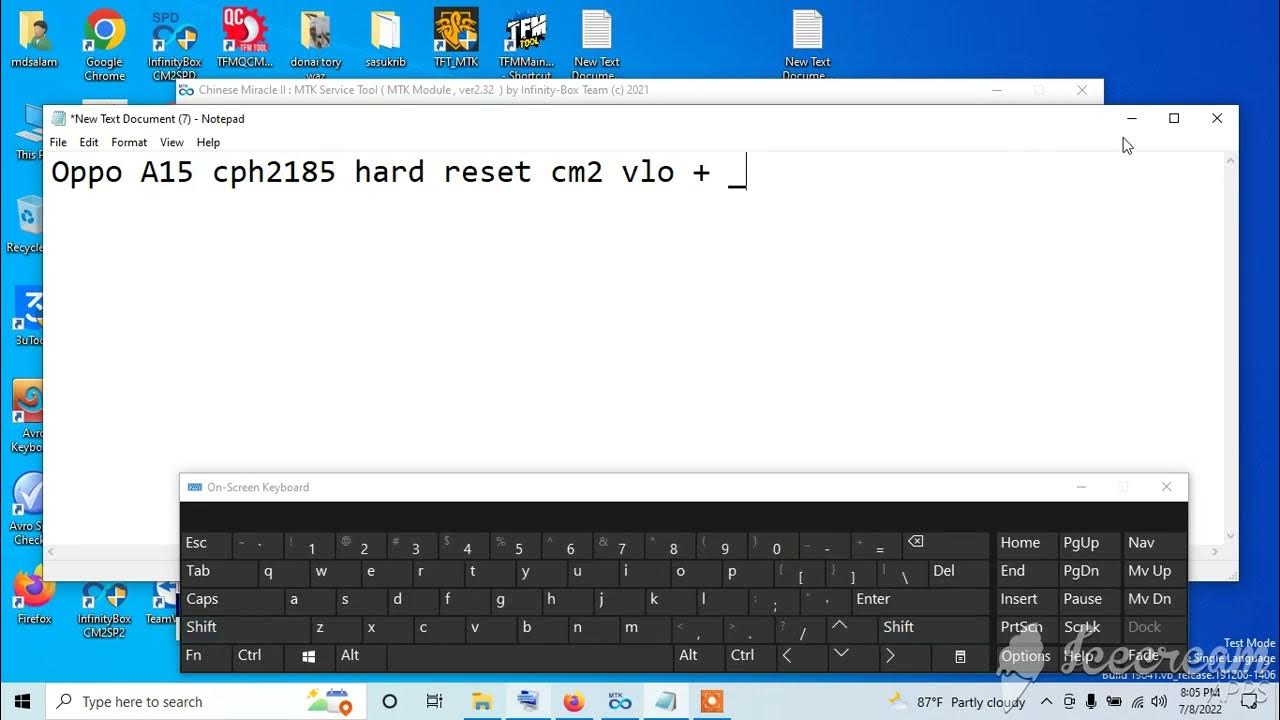 Oppo A15 cph2185 hard reset cm2 by gsmsalam YouTube