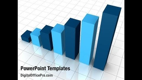 Rating Histogram PowerPoint Template Backgrounds - DigitalOfficePro #03026