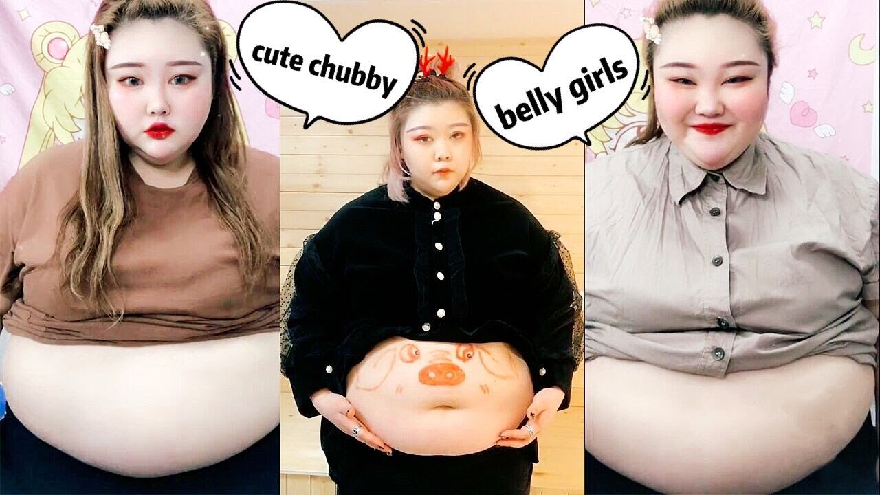 Cute Bbw Chubby Belly Girls Funny Moments Tiktokplus Size Fat Girls Fashion Style200 Pounds 