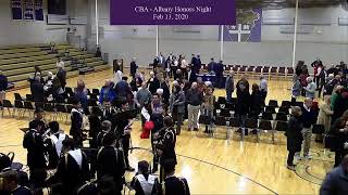 CBA - Albany Honors Night 2/13/20