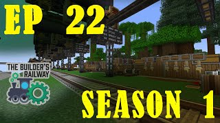 EP22 |  Water Train has a Problem | The Builders Railway Season 1 #challenge #minecraft