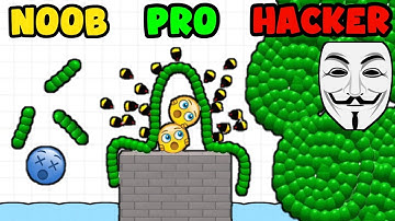 NOOB vs PRO vs HACKER | In Protect Balls | B8 Gamer