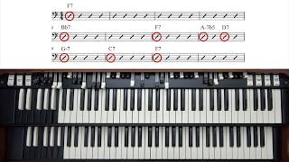 Hammond Bass Lines | Walking Bass For Jazz Organ