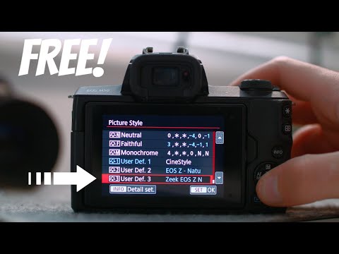 Make your own Canon Picture Style for FREE!