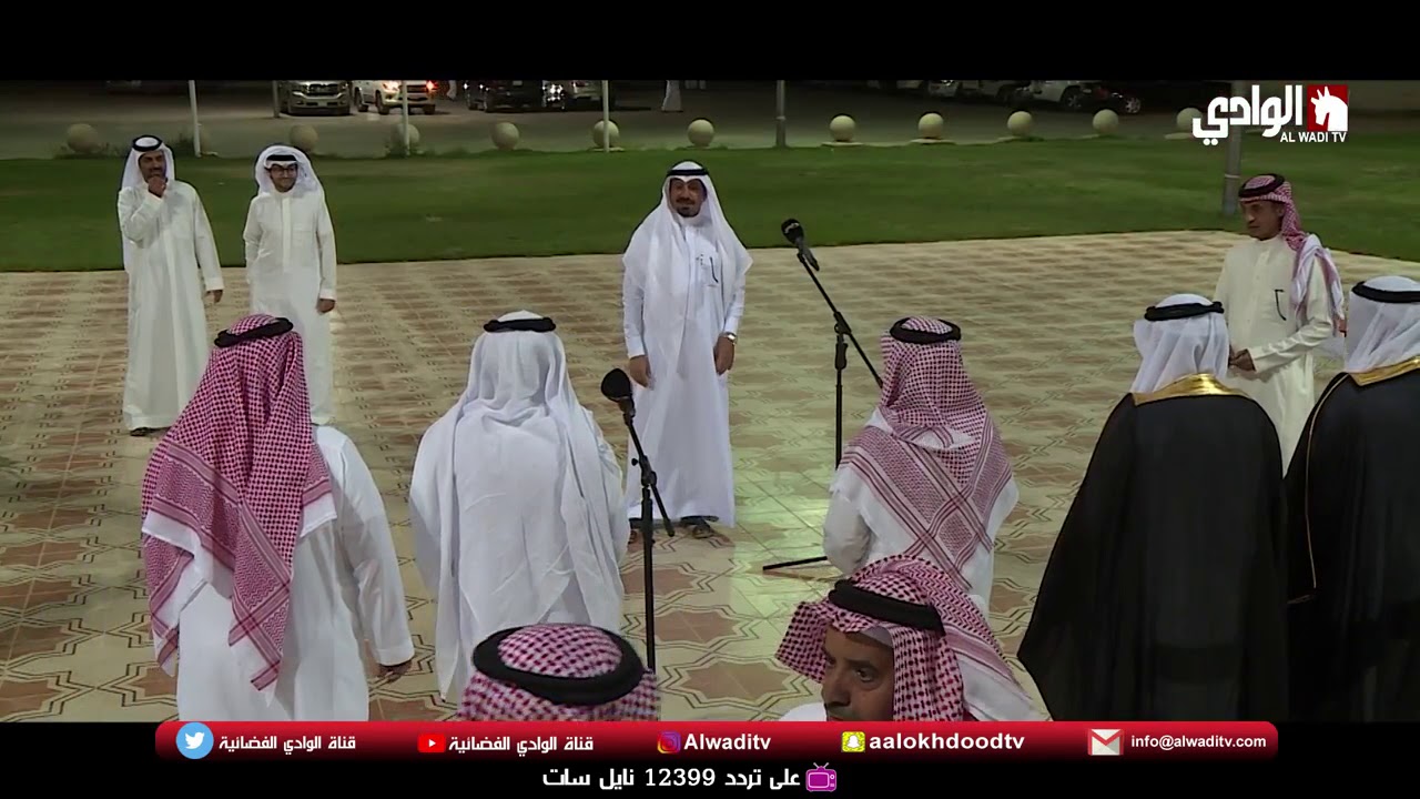 حفل زواج ابراهيم ومحمد راشد آل سدران على قناة الوادي الفضائية