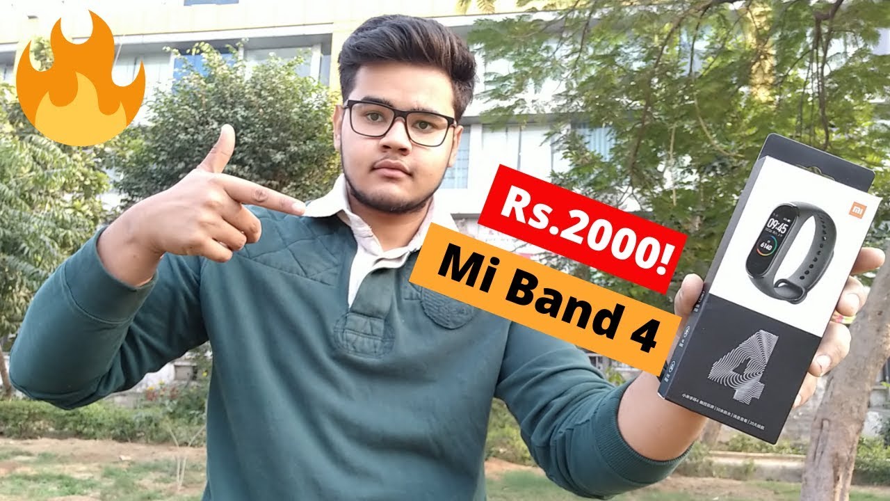 Xiaomi Mi Smart Band 4 Unboxing & Review In Hindi - Rs.2000!