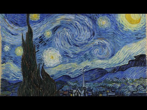 “Starry Night” Immersive Van Gogh experiences in 4k. 梵高的星空 沉浸式艺术体验