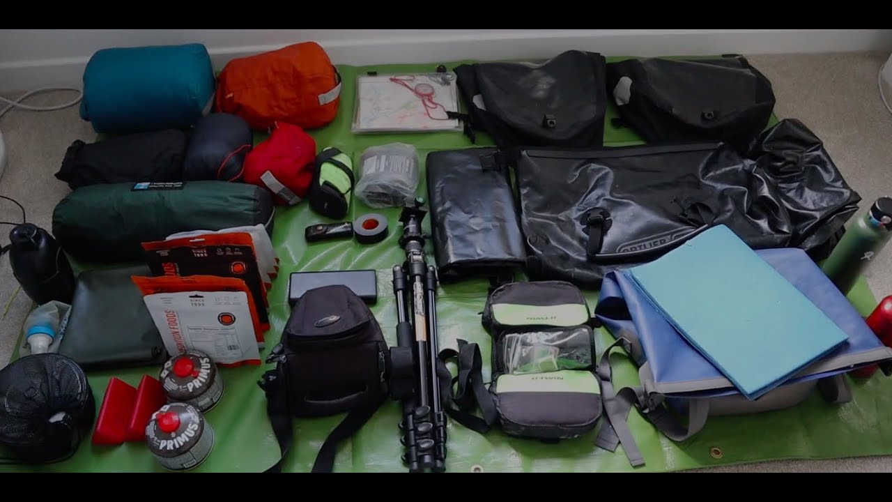 202230 Gear Load Out for Multiday Bike Trip YouTube