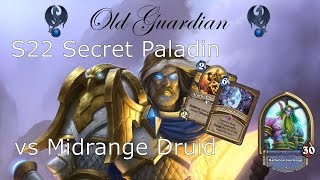 Hearthstone S22 Secret Paladin vs Midrange Druid - Druid fiesta in high legend