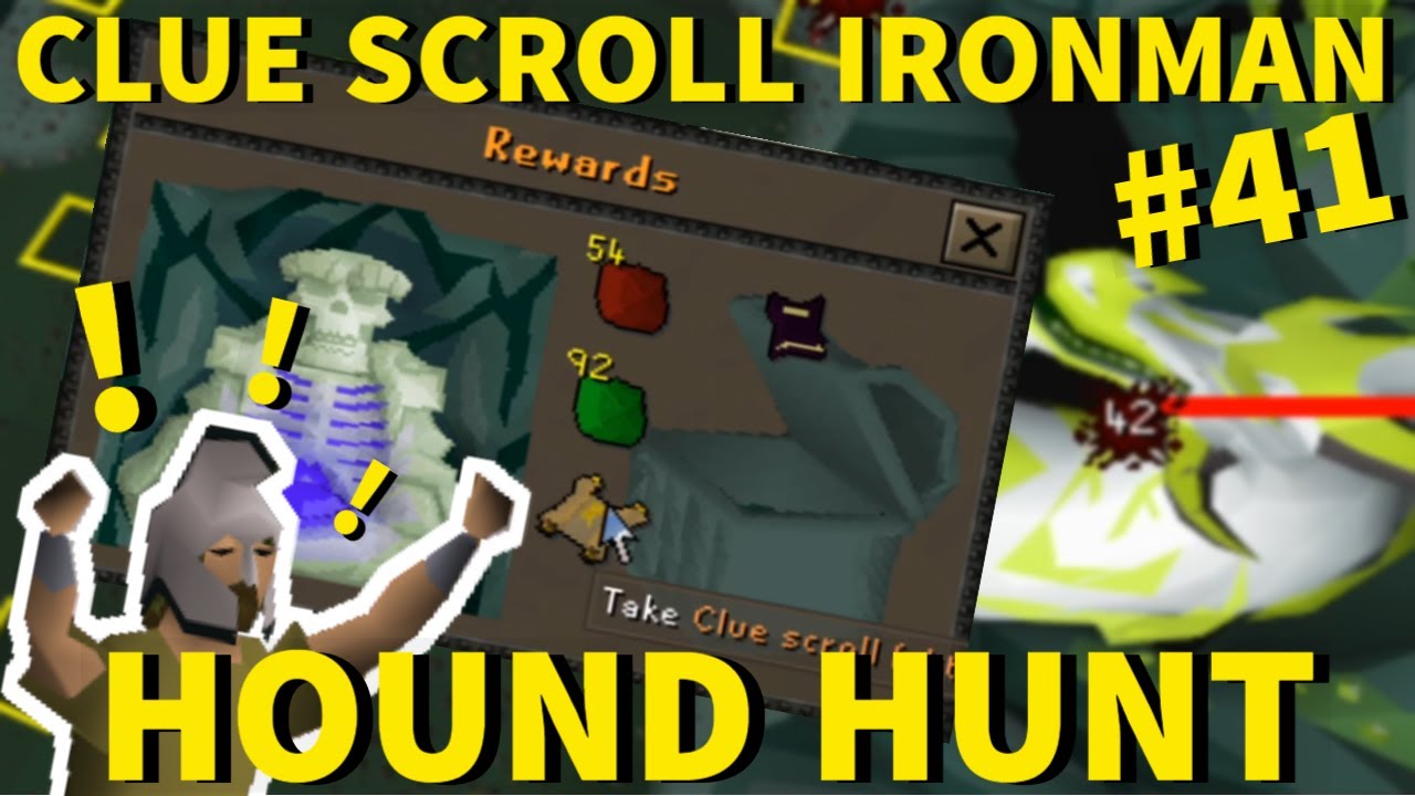 My New Method for Elite Clues... - Clue Scroll Ironman #41 (Hound Hunt