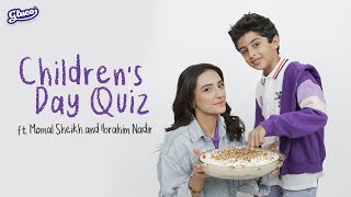 Momal Sheikh and Her Son Test How Well They Know Each Other | Children's Day | Gluco | Mashion