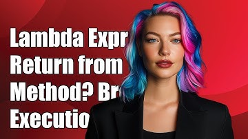 Can Lambda Expressions Return from a Method and Break Execution in Java?