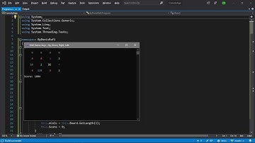 In C#, how do you make a 2048 game