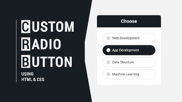 How To Make Custom Radio Button in HTML & CSS || CSS Project For Beginners - Alins Tutorial