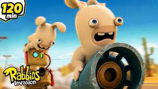 Run, Rabbid, Run! 🏃🐰💨 | 120 Minute Compilation | 🐰 Rabbids La Invasión