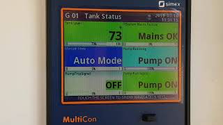 Simex CMC-141 with Banner DX80 radios controlling a remote borehole and tank