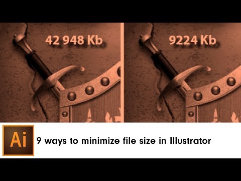 9 ways to minimize file size in Adobe Illustrator