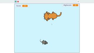 How to make a simple chase the mouse game in Scratch 3.0 screenshot 5