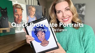 Quick Procreate Portraits with Tiffany S. DaVanzo