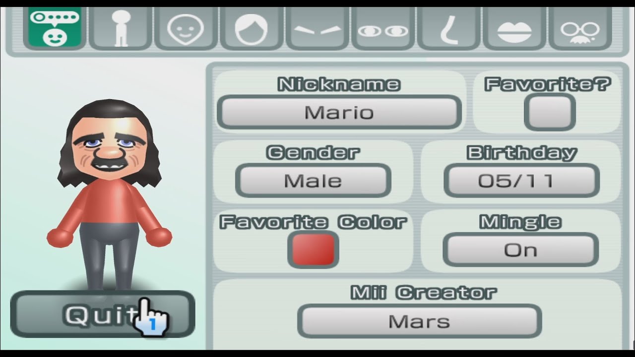 Mii Nintendo Tvii Mii 8 | Mii Archives Wiki | Fandom