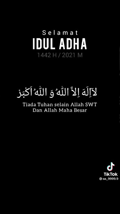 Story' Wa Takbiran Idul Fitri 30Detik Terbaru 2021