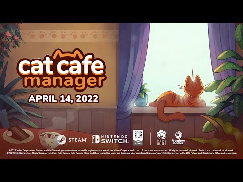 Cat Cafe Manager - Release Date Announcement - PC & Switch