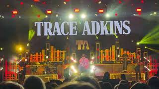 Trace Adkins "I left something turned on at home" with long but funny intro April 27, 2024