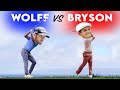 I copied their golf swings...🤯 | Bryson DeChambeau vs Matt Wolff Course Vlog